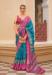 Picture of Statuesque Silk Dark Cyan Saree