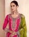 Picture of Gorgeous Silk Hot Pink Readymade Salwar Kameez