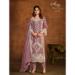 Picture of Classy Organza Grey Straight Cut Salwar Kameez