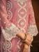 Picture of Organza Pale Violet Red Straight Cut Salwar Kameez