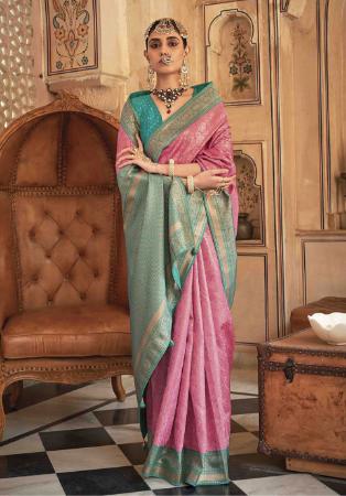 Picture of Admirable Silk Pink Saree