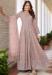 Picture of Alluring Georgette Rosy Brown Anarkali Salwar Kameez