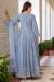 Picture of Georgette Light Slate Grey Anarkali Salwar Kameez