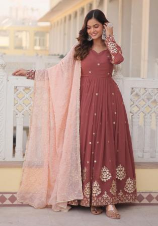 Picture of Fine Georgette Sienna Readymade Gown