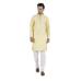 Picture of Statuesque Silk Beige Kurtas