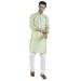 Picture of Pleasing Silk Beige Kurtas