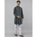 Picture of Grand Cotton Dark Slate Grey Kurtas