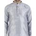 Picture of Magnificent Silk Light Steel Blue Kurtas