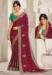 Picture of Taking Georgette & Silk Maroon Saree