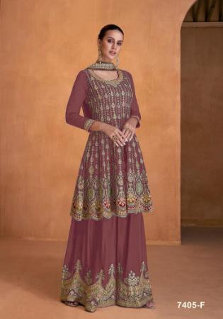 Picture of Graceful Georgette Sienna Straight Cut Salwar Kameez