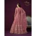 Picture of Good Looking Net Rosy Brown Anarkali Salwar Kameez