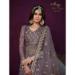 Picture of Lovely Net Grey Anarkali Salwar Kameez