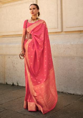 Picture of Sublime Silk Pink Saree