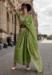 Picture of Admirable Satin & Silk Dark Khaki Saree