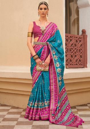 Picture of Marvelous Silk Light Sea Green Saree