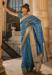 Picture of Exquisite Silk Steel Blue Saree