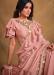 Picture of Taking Georgette & Satin & Silk Pink Saree