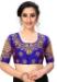 Picture of Ravishing Silk Medium Blue Designer Blouse