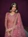 Picture of Gorgeous Net Rosy Brown Anarkali Salwar Kameez