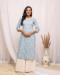 Picture of Gorgeous Cotton Light Steel Blue Kurtis & Tunic