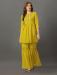 Picture of Magnificent Georgette Golden Rod Readymade Salwar Kameez