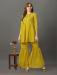 Picture of Magnificent Georgette Golden Rod Readymade Salwar Kameez