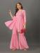 Picture of Georgette Light Coral Readymade Salwar Kameez