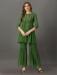 Picture of Georgette Dark Olive Green Readymade Salwar Kameez