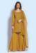 Picture of Elegant Georgette Peru Straight Cut Salwar Kameez