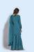 Picture of Georgette Steel Blue Straight Cut Salwar Kameez