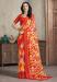 Picture of Statuesque Chiffon Crimson Saree