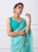 Picture of Graceful Organza Medium Aqua Marine Saree