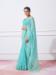 Picture of Graceful Organza Medium Aqua Marine Saree