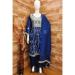 Picture of Radiant Silk Navy Blue Straight Cut Salwar Kameez