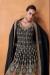 Picture of Georgette Dark Slate Grey Straight Cut Salwar Kameez