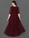 Picture of Appealing Georgette Maroon Readymade Gown