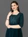 Picture of Resplendent Georgette Navy Blue Readymade Gown