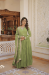 Picture of Comely Georgette Dark Khaki Readymade Gown