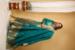 Picture of Ideal Silk Teal Readymade Salwar Kameez