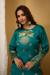 Picture of Ideal Silk Teal Readymade Salwar Kameez