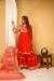 Picture of Alluring Silk Dark Red Readymade Salwar Kameez