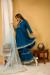 Picture of Pleasing Silk Navy Blue Readymade Salwar Kameez