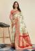 Picture of Exquisite Silk Off White Saree