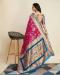 Picture of Admirable Silk Medium Violet Red Saree