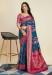 Picture of Beauteous Silk Teal Saree