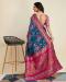 Picture of Beauteous Silk Teal Saree