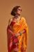 Picture of Comely Silk Orange Red Saree