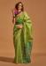 Picture of Lovely Silk Olive Drab Saree