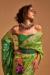 Picture of Lovely Silk Olive Drab Saree