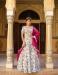 Picture of Sightly Silk Linen Lehenga Choli